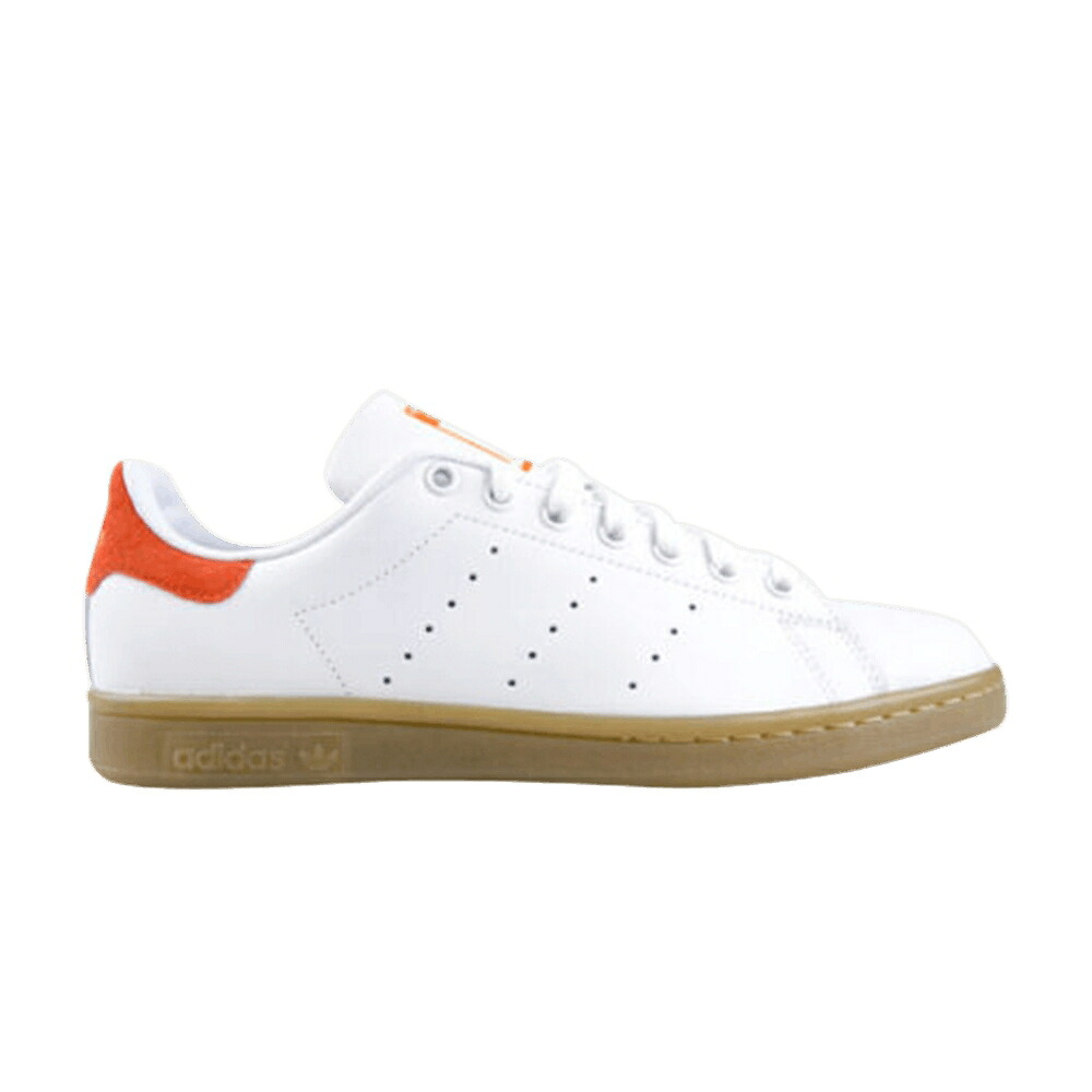 アディダス 白いこと 白いこと 橙 オレンジ色 姿勢為損ない \u0027ORANGE GUM\u0027 スニーカー メンズ ADIDAS STAN SMITH / WHITE ORANGE GUM