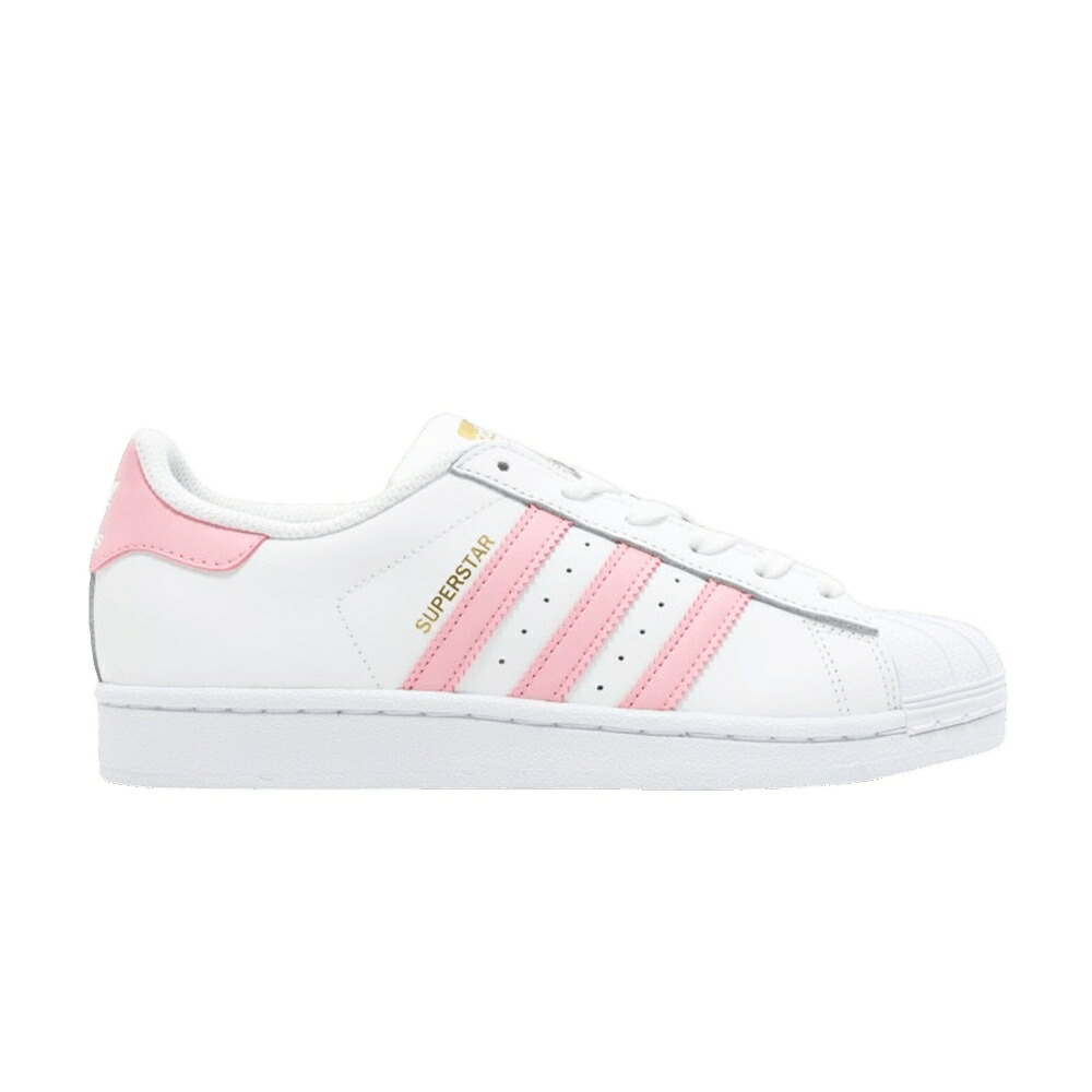 アディダス スーパースター 白色 ホワイト ピンク ゴールド スニーカー メンズ ADIDAS SUPERSTAR J / FOOTWEAR WHITE LIGHT PINK GOLD|スニケス