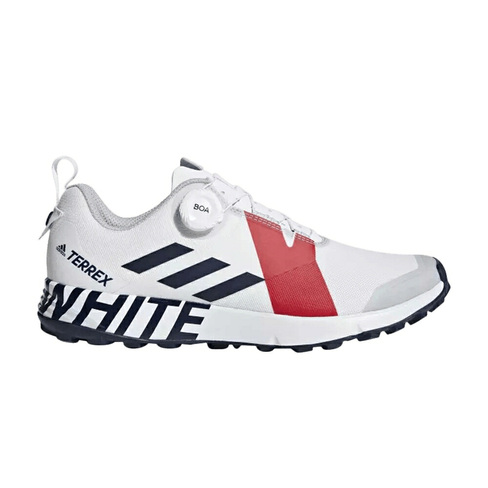 アディダス 白いこと 白いこと 赤 赤いこと 紺色 米国海軍 \u0027WHITE NAVY\u0027 スニーカー メンズ ADIDAS WHITE MOUNTAINEERING X TERREX TWO BOA RED / WHITE RED COLLEGIATE NAVY スニーカー-靴-メンズ靴