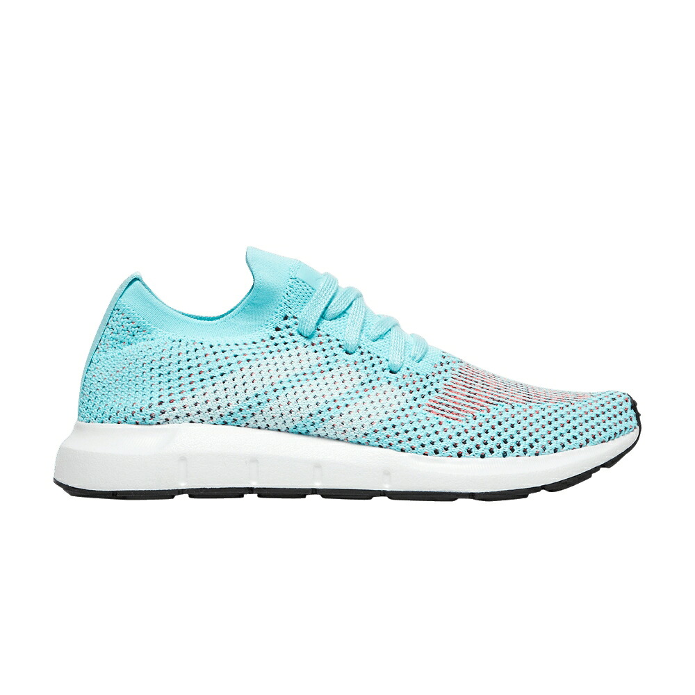 アディダス ラン アクア 白色 ホワイト コア 'AQUA' スニーカー レディース ADIDAS WMNS SWIFT RUN PRIMEKNIT / CLEAR AQUA CLOUD WHITE CORE|スニケス