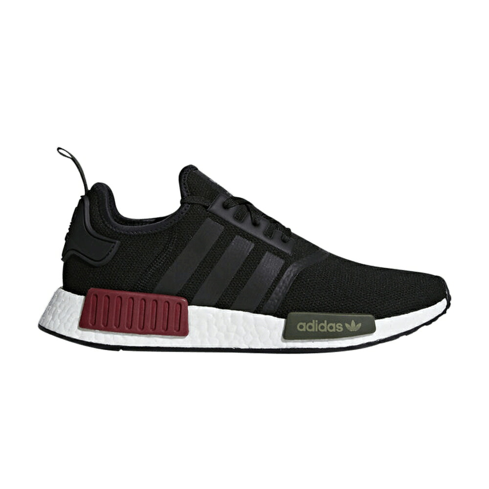 アディダス 中核グループ 黒いこと 黒いこと ぶどう酒色 バーガンディー NMD_R1 \u0027BURGUNDY OLIVE\u0027 スニーカー メンズ ADIDAS / CORE BLACK COLLEGIATE BURGUNDY