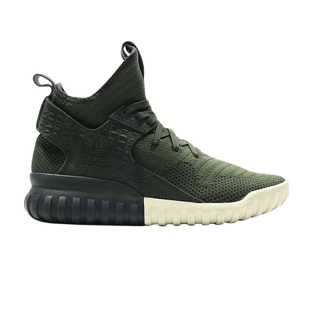 アディダス チューブラ 影ぼうし 影ぼうし 緑 緑であること 白いこと 白いこと スニーカー メンズ ADIDAS TUBULAR X PRIMEKNIT / SHADOW GREEN WHITE