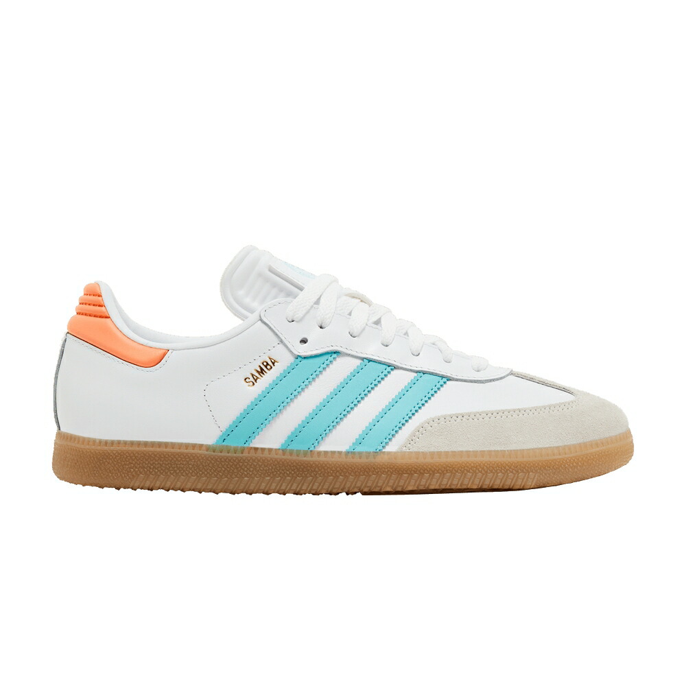 アディダス インテル マイアミ サンバ 白いこと 白いこと サクラ色 \u0027THIRD KIT\u0027 スニーカー メンズ ADIDAS INTER MIAMI X SAMBA / WHITE EASY MINT PINK 靴-メンズ靴