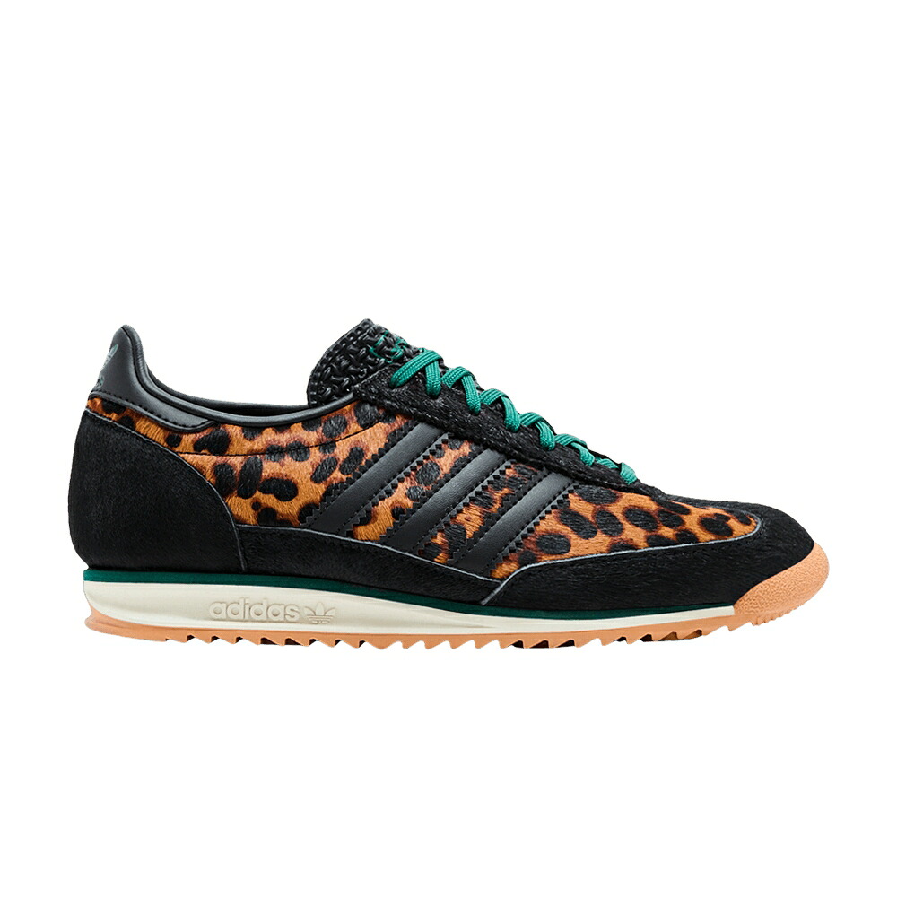 アディダス 中核グループ 黒いこと 黒いこと 白いこと 白いこと \u0027CHEETAH GREEN\u0027 スニーカー レディース ADIDAS WMNS SL72 OG PACK - COLLEGIATE / CORE BLACK OFF WHITE COLLEGIATE 靴-レディース靴