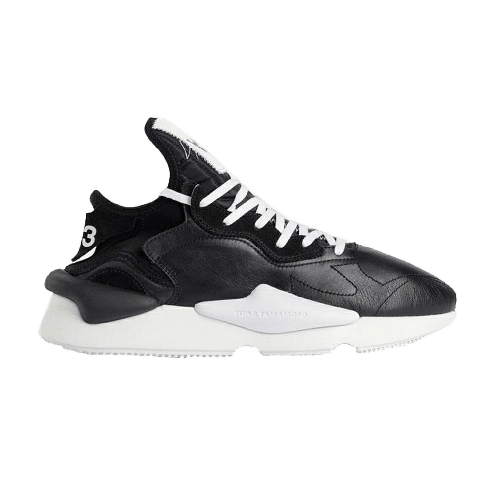 アディダス レザー 黒色 ブラック 白色 ホワイト BLACK WHITE スニーカー メンズ ADIDAS KAIWA LEATHER / BLACK WHITE