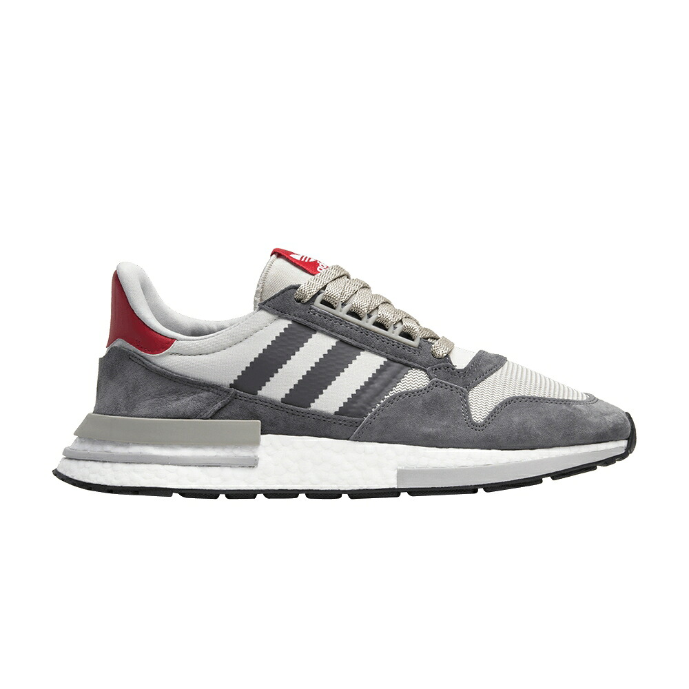 アディダス ブースト 薄墨色 薄墨色 白いこと 白いこと \u0027GREY\u0027 スニーカー メンズ ADIDAS ZX 500 BOOST / GREY WHITE SCARLET