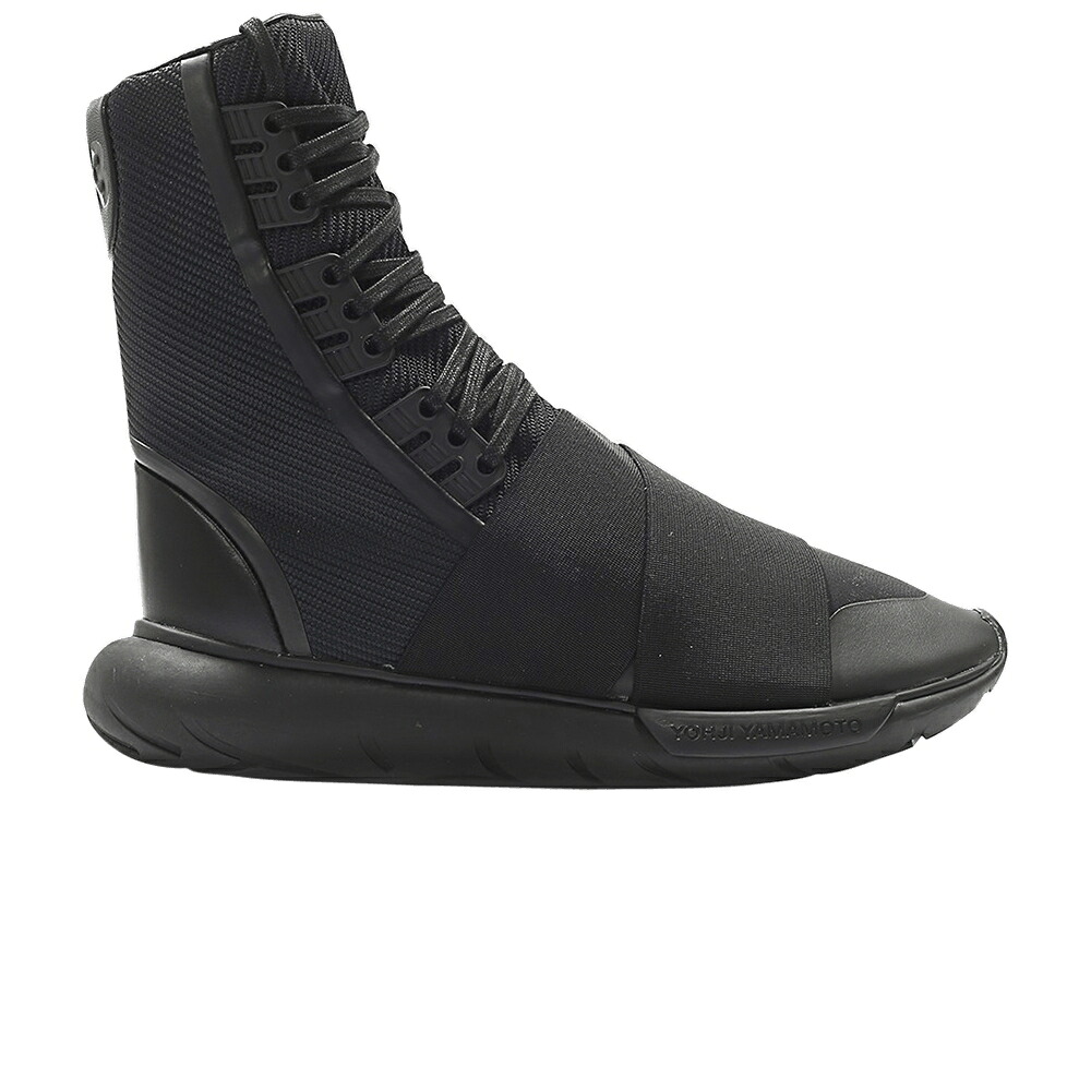 アディダス ブーツ 黒色 ブラック コア 'BLACK' スニーカー メンズ ADIDAS Y 3 QASA BOOT / BLACK CORE BLACK CORE BLACK