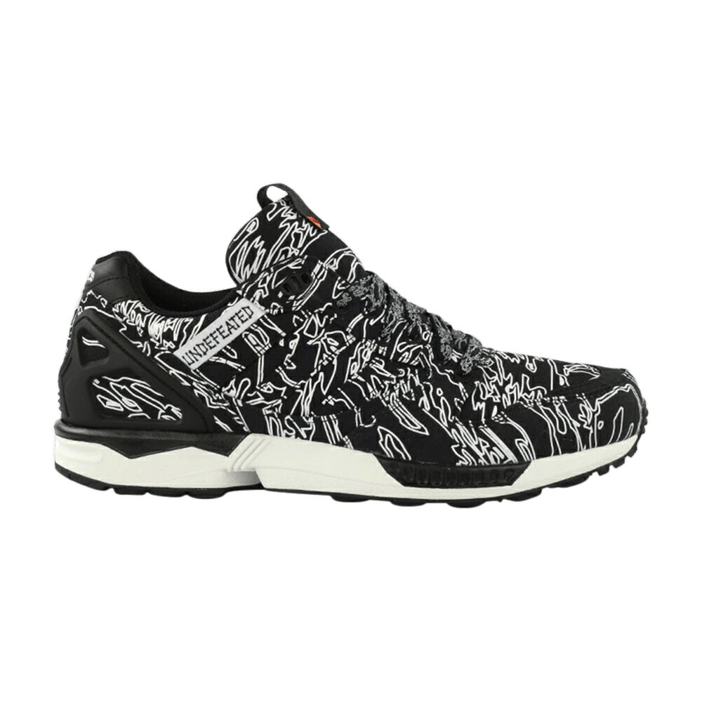 アディダス アンディフィーテッド 黒色 ブラック 白色 ホワイト 橙 オレンジ 'UNDFTD MHI' スニーカー メンズ ADIDAS UNDEFEATED X MAHARISHI ZX 5000 / BLACK WHITE ORANGE