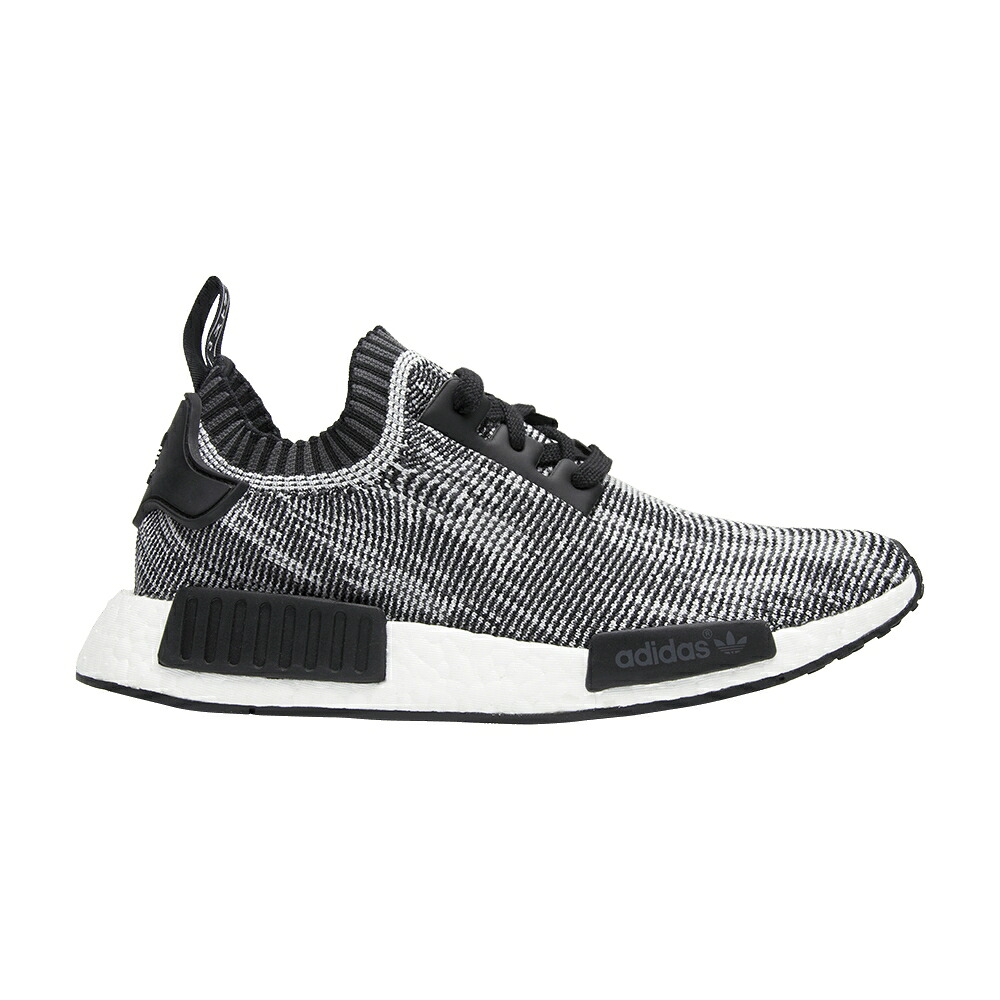 アディダス 黒色 ブラック 灰色 グレー NMD_R1 'GLITCH CAMO' スニーカー メンズ ADIDAS PK / BLACK GREY｜スニケス