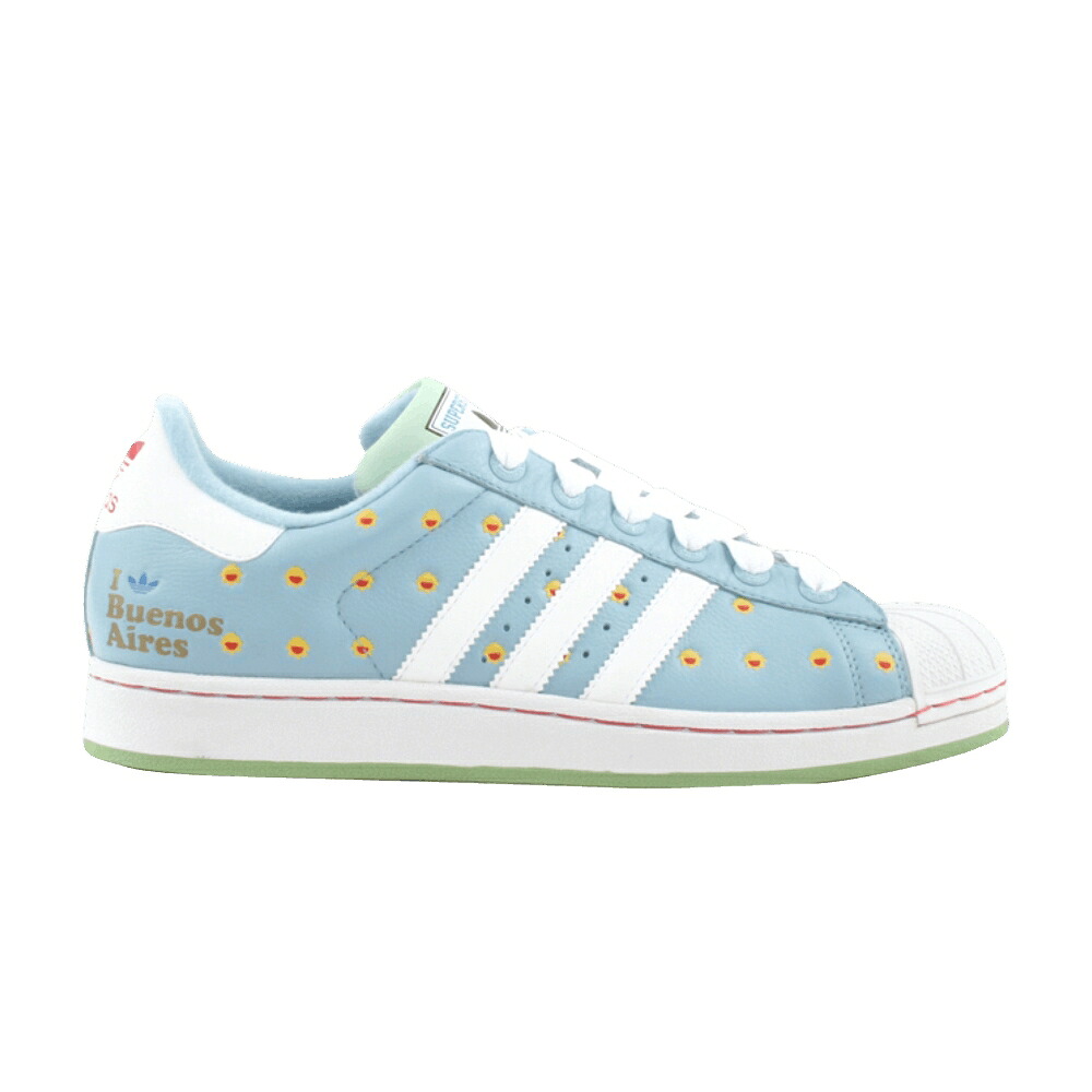 アディダス はやりっ子 シティ 白いこと 白いこと \u0027BUENOS AIRES\u0027 ARG.BL スニーカー メンズ ADIDAS SUPERSTAR 2 CITY VE / ARG.BL WHITE KEYLIME