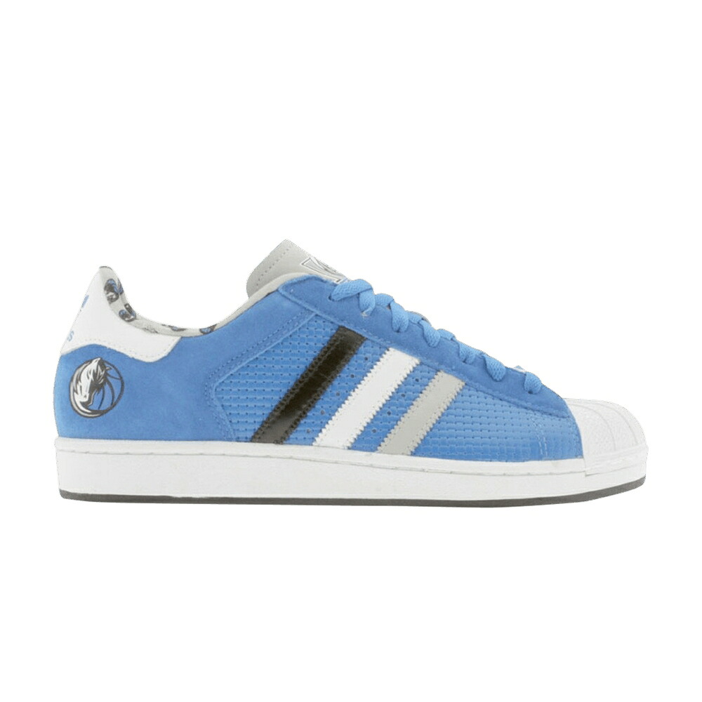 アディダス スーパースター シリーズ 灰色 グレー 白色 ホワイト 'ダラス マーベリックス' スニーカー メンズ ADIDAS SUPERSTAR 1 NBA SERIES 'DALLAS MAVERICKS' / COL ROYAL ICE GREY R WHITE|スニケス