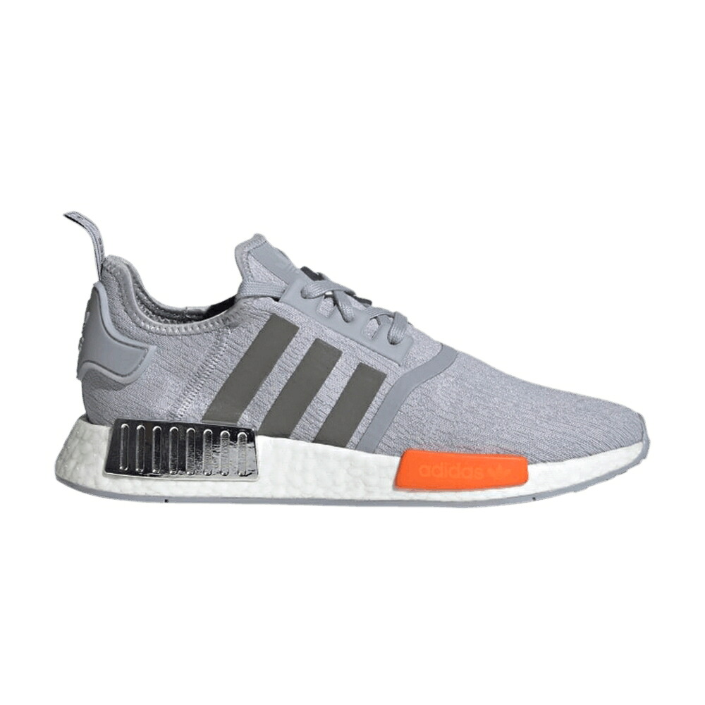 アディダス しろがね色 しろがね色 黒いこと 黒いこと NMD_R1 \u0027GREY METALLIC\u0027 スニーカー メンズ ADIDAS SILVER / SILVER METALLIC BLACK SILVER