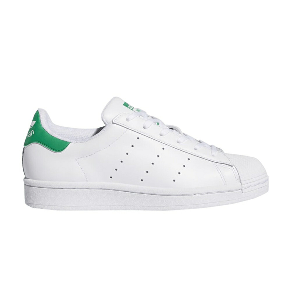 アディダス スーパースター 白色 ホワイト 緑 グリーン スタンスミス 'CLOUD GREEN' スニーカー メンズ ADIDAS SUPERSTAR STAN SMITH J WHITE / CLOUD WHITE CLOUD WHITE GREEN
