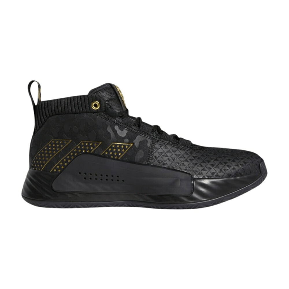アディダス 中核グループ 黒いこと 黒いこと ゴールド \u0027KILLMONGER\u0027 スニーカー メンズ ADIDAS MARVEL X DAME 5 / CORE BLACK CORE BLACK GOLD