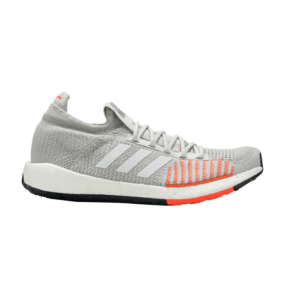 アディダス 灰色 グレー 白色 ホワイト 'GREY CORAL' スニーカー レディース ADIDAS WMNS PULSEBOOST HD / GREY ONE CLOUD WHITE HI RES｜スニケス