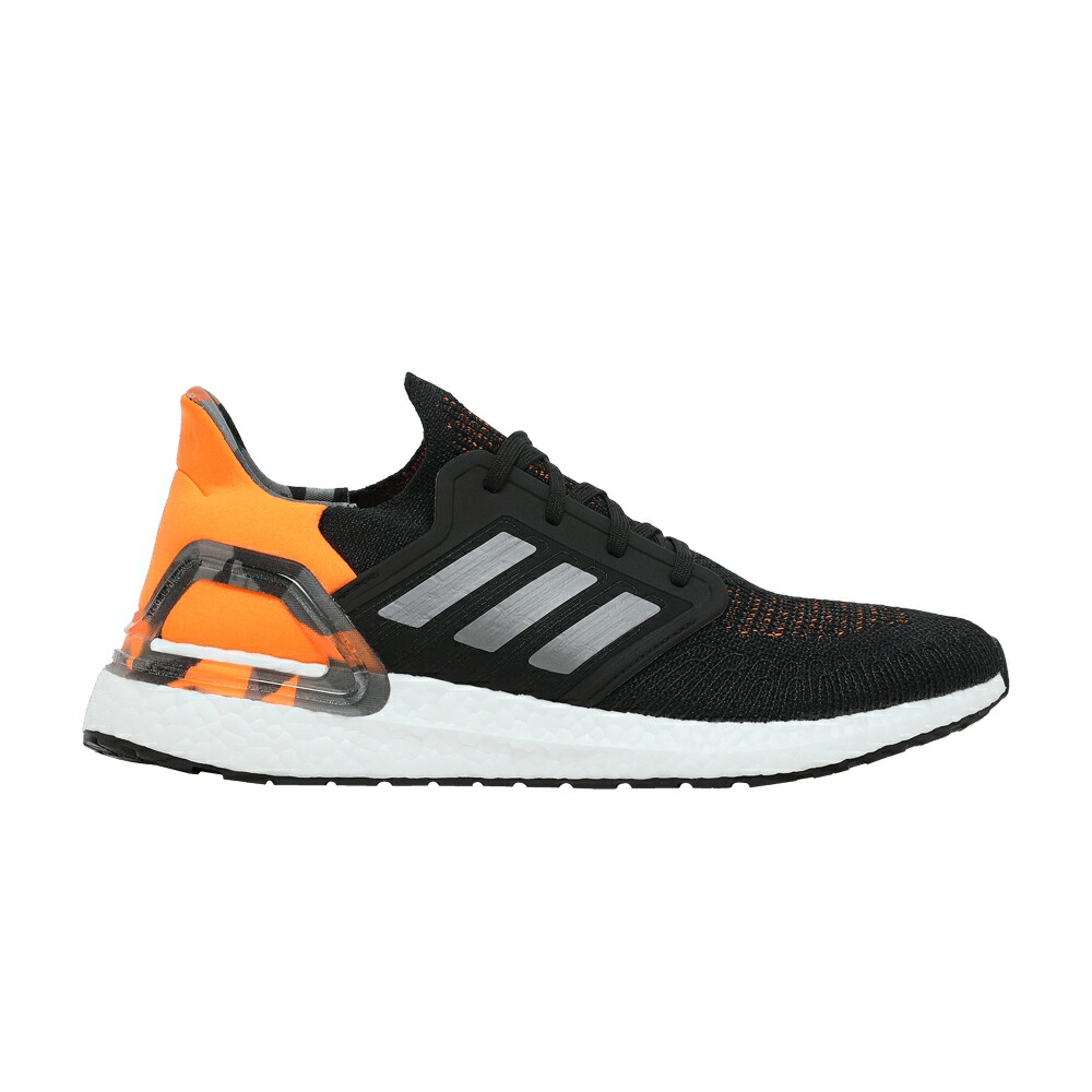 アディダス 中核グループ 黒いこと 黒いこと 薄墨色 薄墨色 \u0027BLACK ORANGE\u0027\u0027 スニーカー メンズ ADIDAS ULTRABOOST 20 SIGNAL / CORE BLACK GREY THREE SIGNAL