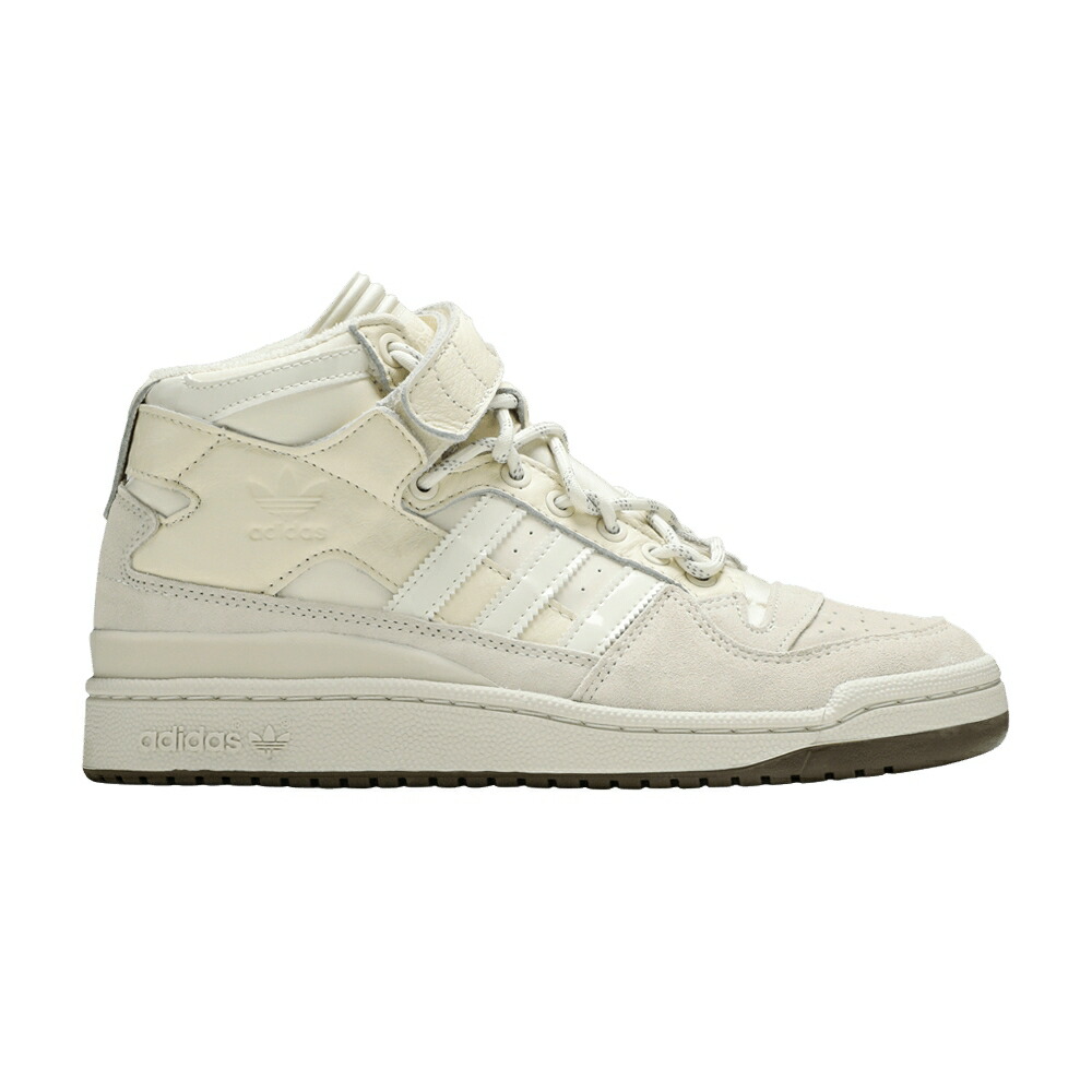 アディダス パーク フォーラム ミッド クリーム 白色 ホワイト ICY WHITE スニーカー メンズ ADIDAS IVY PARK X FORUM MID - CREAM / ALUMINA CREAM WHITE GUM