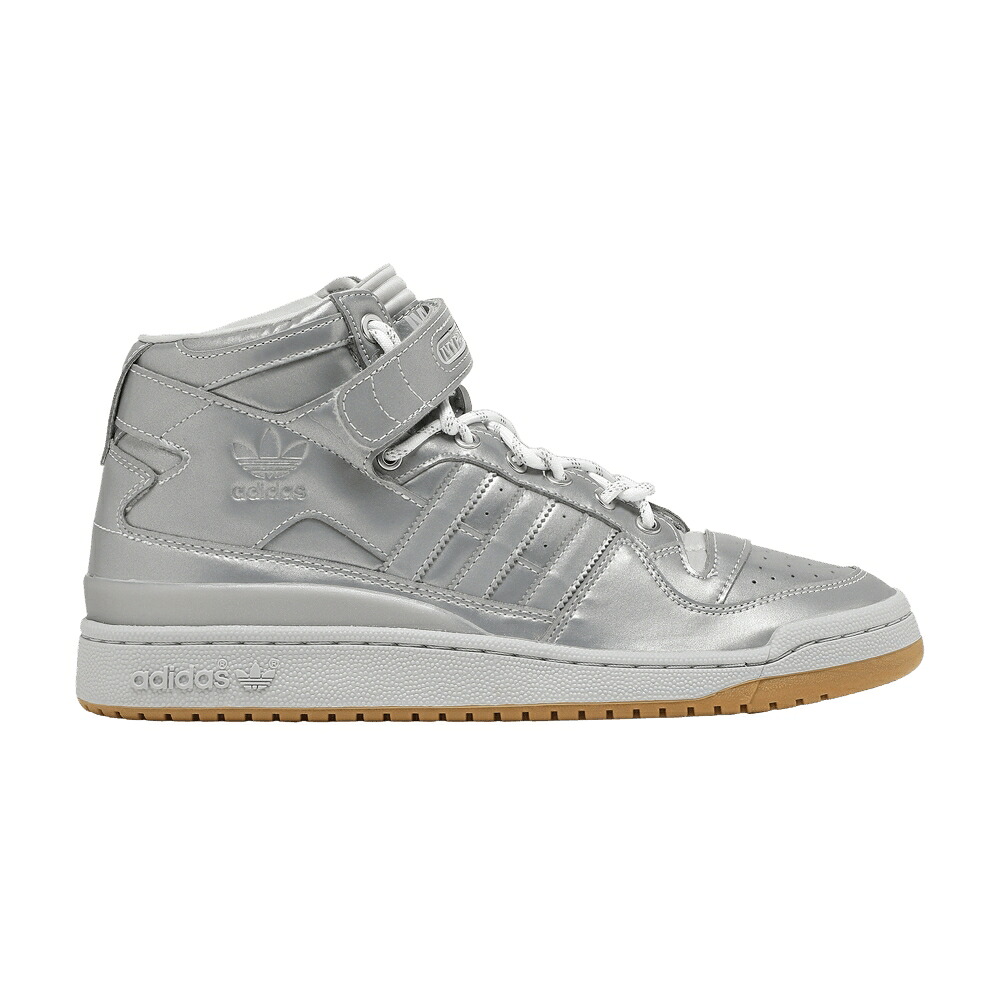 アディダス 運動場 討論会 ミッド しろがね色 しろがね色 \u0027ICY METALLIC\u0027 スニーカー メンズ ADIDAS IVY PARK X FORUM MID - SILVER / SILVER METALLIC SILVER METALLIC
