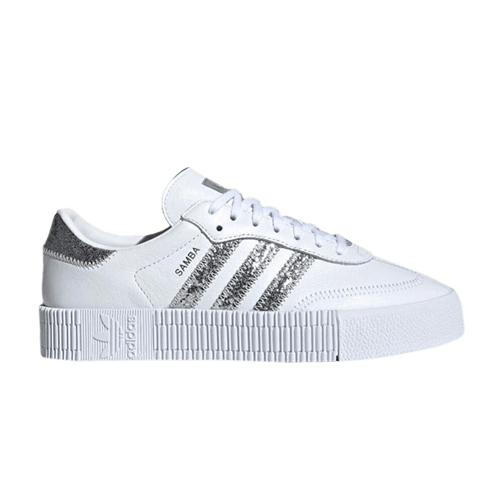 アディダス 銀色 シルバー 白色 ホワイト 'WHITE METALLIC' スニーカー レディース ADIDAS WMNS SAMBAROSE SILVER / CLOUD WHITE SILVER METALLIC｜スニケス