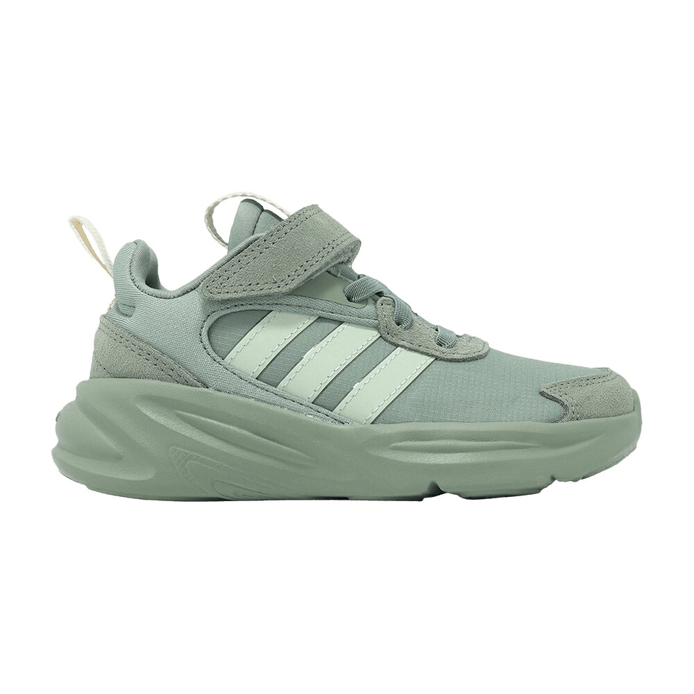 アディダス 銀色 シルバー 緑 グリーン 'SILVER GREEN' スニーカー メンズ ADIDAS OZELLE EL K / SILVER GREEN LINEN GREEN OFF｜スニケス
