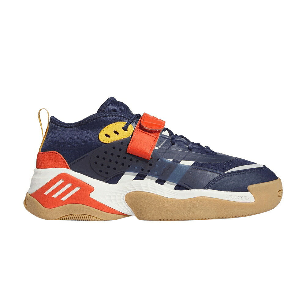 アディダス ストリートボール 紺色 ネイビー チーム 青色 ブルー 白色 ホワイト 'TEAM RED' スニーカー メンズ ADIDAS STREETBALL 3 NAVY PRELOVED / TEAM NAVY BLUE OFF WHITE｜スニケス
