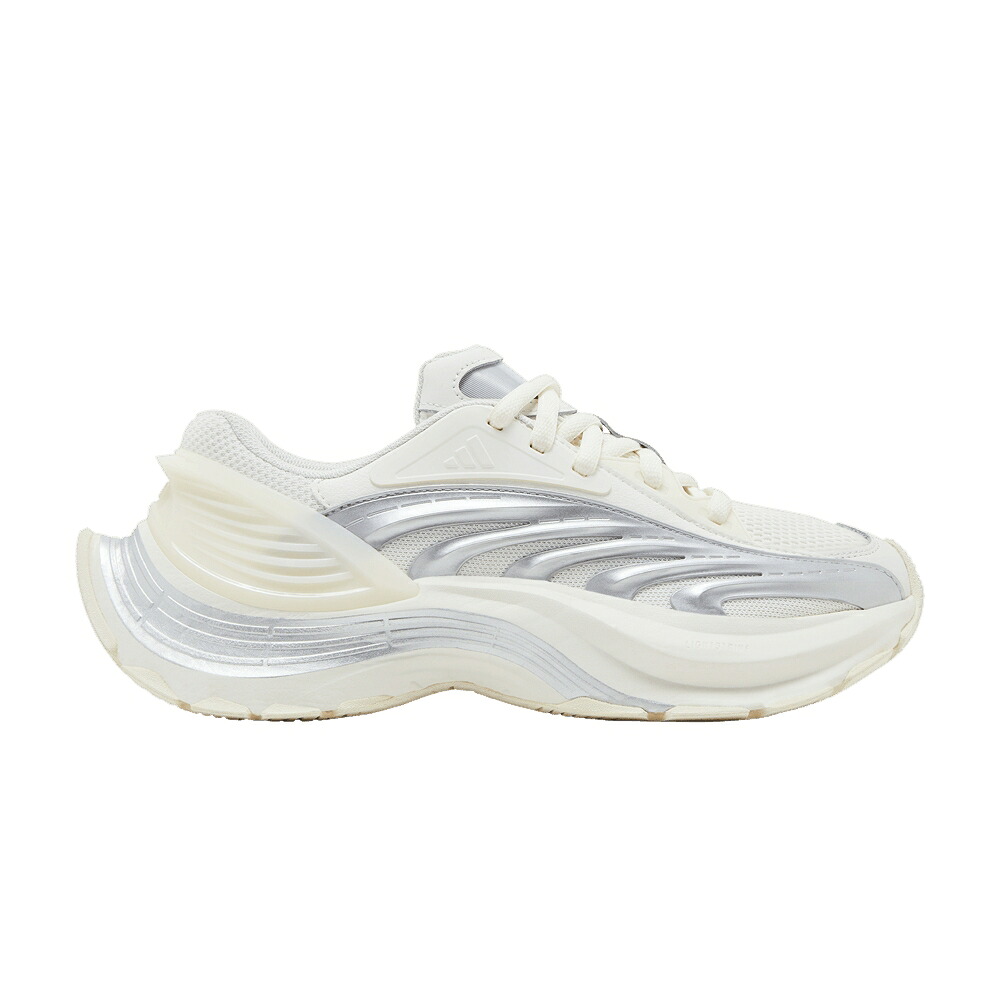 アディダス 白色 ホワイト 銀色 シルバー クリーム 'CREAM METALLIC' スニーカー メンズ ADIDAS XLG METAWAVE WHITE SILVER / OFF WHITE CREAM WHITE SILVER|スニケス
