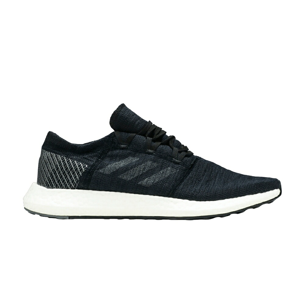 アディダス コア 黒色 ブラック 灰色 グレー 'CORE BLACK' スニーカー メンズ ADIDAS PUREBOOST GO / CORE BLACK GREY GREY