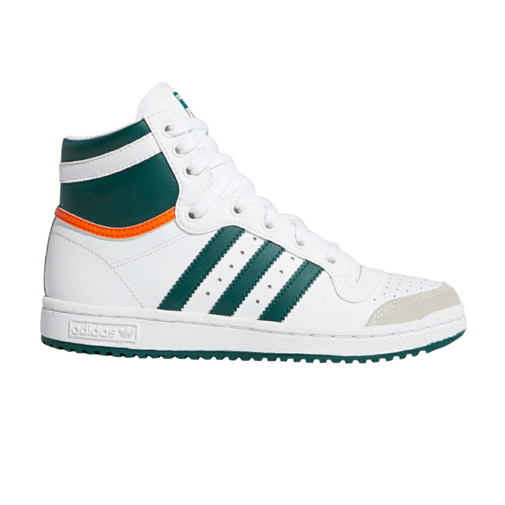 アディダス ハイ 白色 ホワイト 緑 グリーン トップテン WHITE GREEN スニーカー メンズ ADIDAS TOP TEN HIGH J COLLEGIATE / CLOUD WHITE COLLEGIATE GREEN