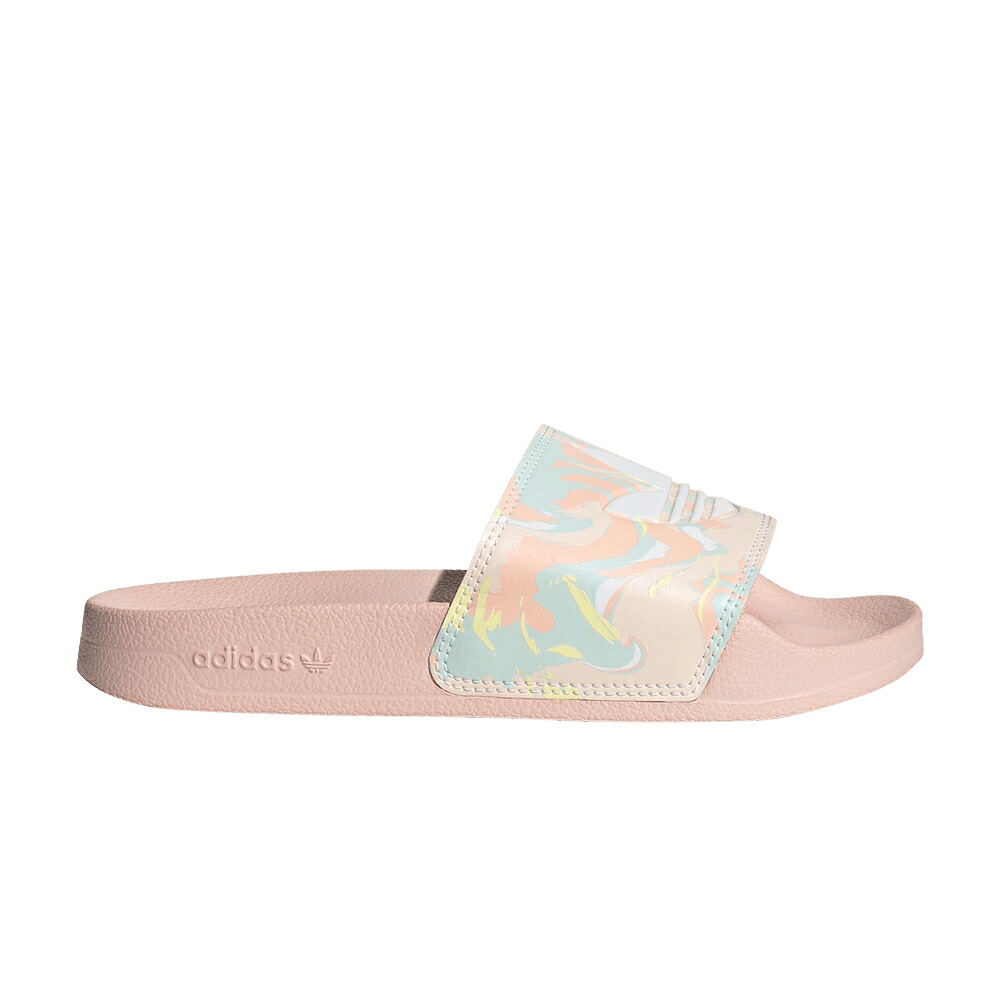 アディダス アディレッタ 点火装置 サンダル 白いこと 白いこと \u0027PASTEL SWIRLS\u0027 スニーカー メンズ ADIDAS ADILETTE LITE SLIDE J DREAMY / HAZE CORAL CLOUD WHITE HAZE