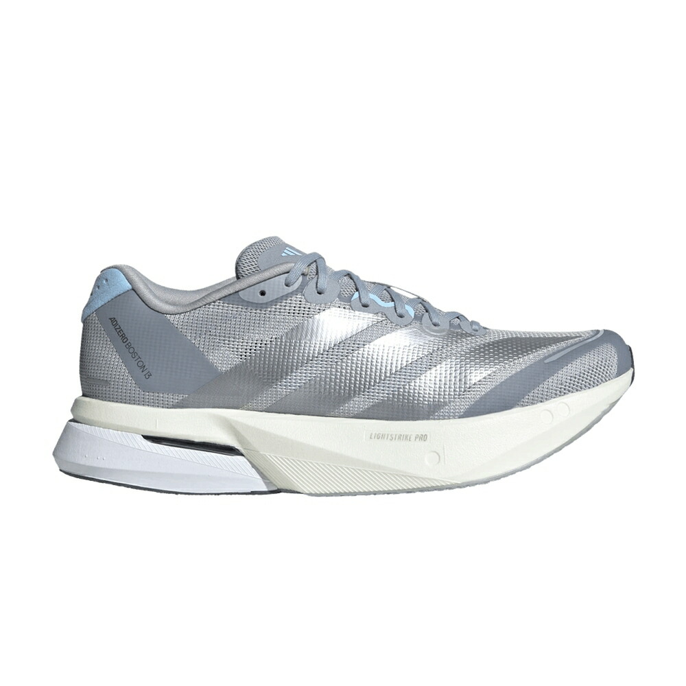 アディダス アディゼロ ボストン サーティーン 銀色 シルバー 'HALO METALLIC' スニーカー レディース ADIDAS WMNS ADIZERO BOSTON 13 SILVER / HALO SILVER SILVER METALLIC GLOW|スニケス
