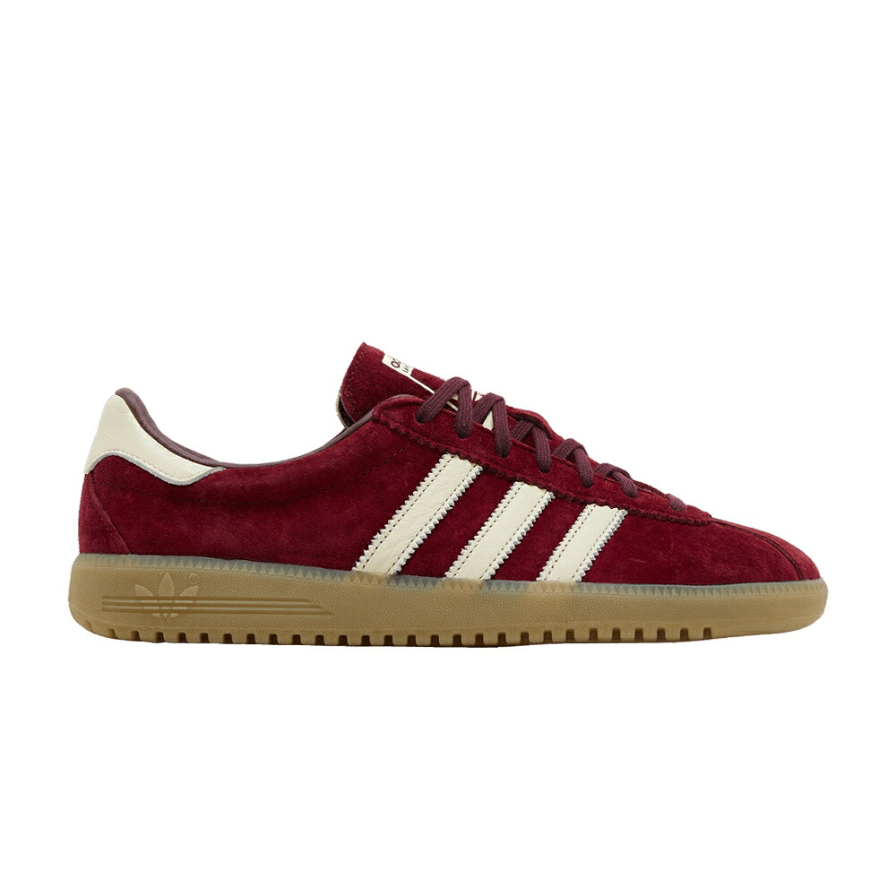 アディダス ぶどう酒色 バーガンディー 皮膚軟化剤 白いこと 白いこと \u0027COLLEGIATE BURGUNDY\u0027 スニーカー メンズ ADIDAS BERMUDA / COLLEGIATE BURGUNDY CREAM WHITE