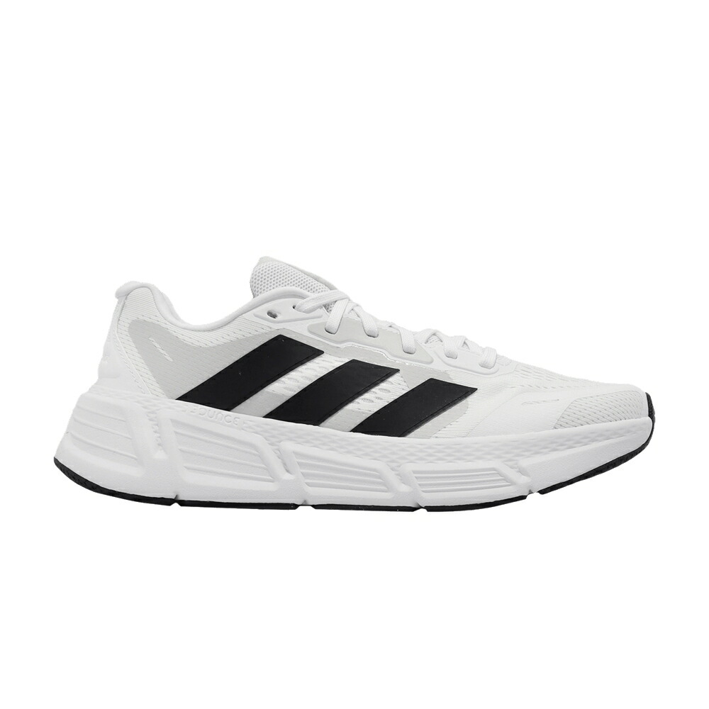アディダス 白色 ホワイト コア 黒色 ブラック 灰色 グレー WHITE BLACK スニーカー メンズ ADIDAS QUESTAR / CLOUD WHITE CORE BLACK GREY ONE