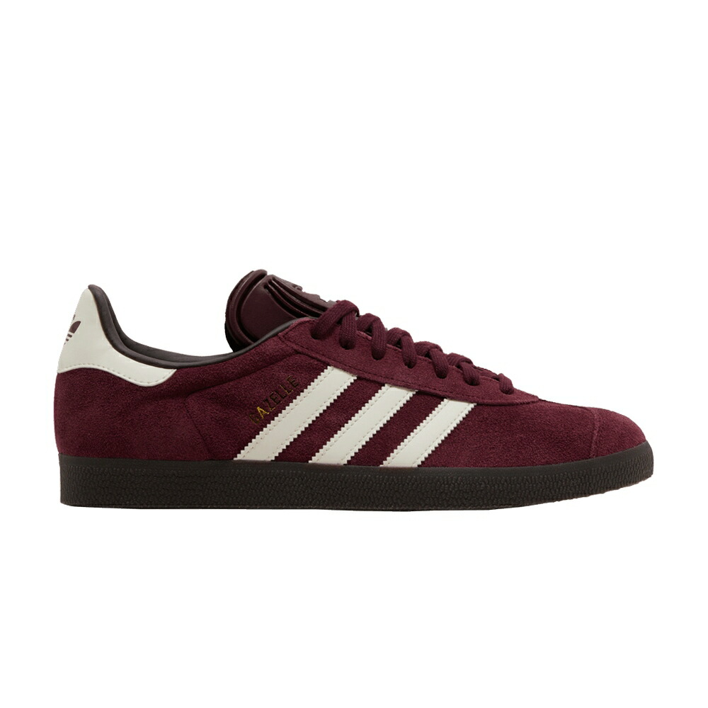 アディダス ガゼル マルーン 白色 ホワイト 'MAROON GUM' スニーカー メンズ ADIDAS GAZELLE / MAROON CHALK WHITE GUM