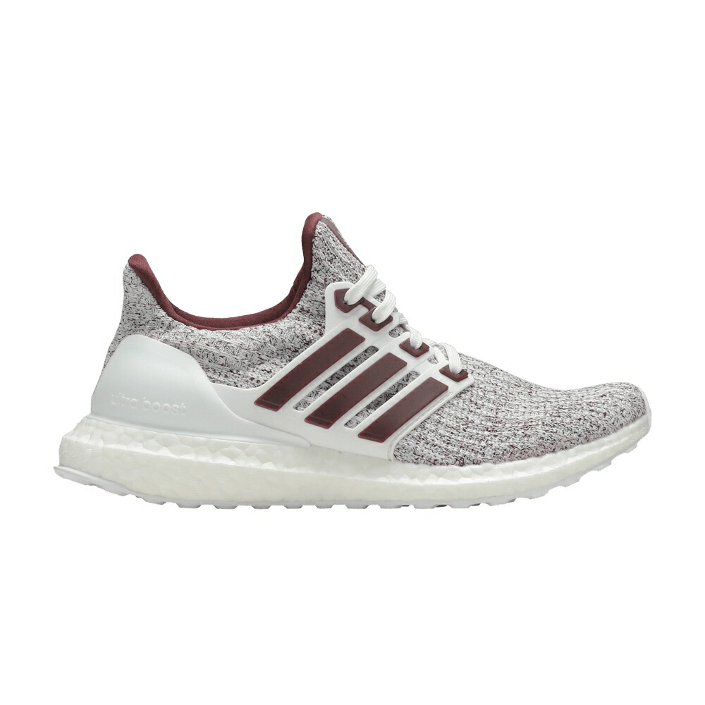 アディダス 白色 ホワイト ワイン色 バーガンディー 4.0 WHITE BURGUNDY スニーカー メンズ ADIDAS ULTRABOOST / WHITE BURGUNDY
