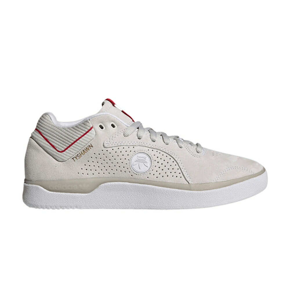 アディダス スラッシャー 白色 ホワイト ゴールド WHITE SCARLET スニーカー メンズ ADIDAS THRASHER X TYSHAWN / CLOUD WHITE SCARLET GOLD