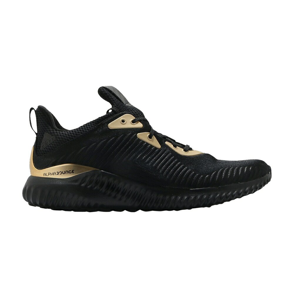 アディダス ゴールド 中核グループ 黒いこと 黒いこと 薄墨色 薄墨色 \u0027BLACK METALLIC\u0027 スニーカー メンズ ADIDAS ALPHABOUNCE 1 GOLD / CORE BLACK CORE BLACK GREY SIX