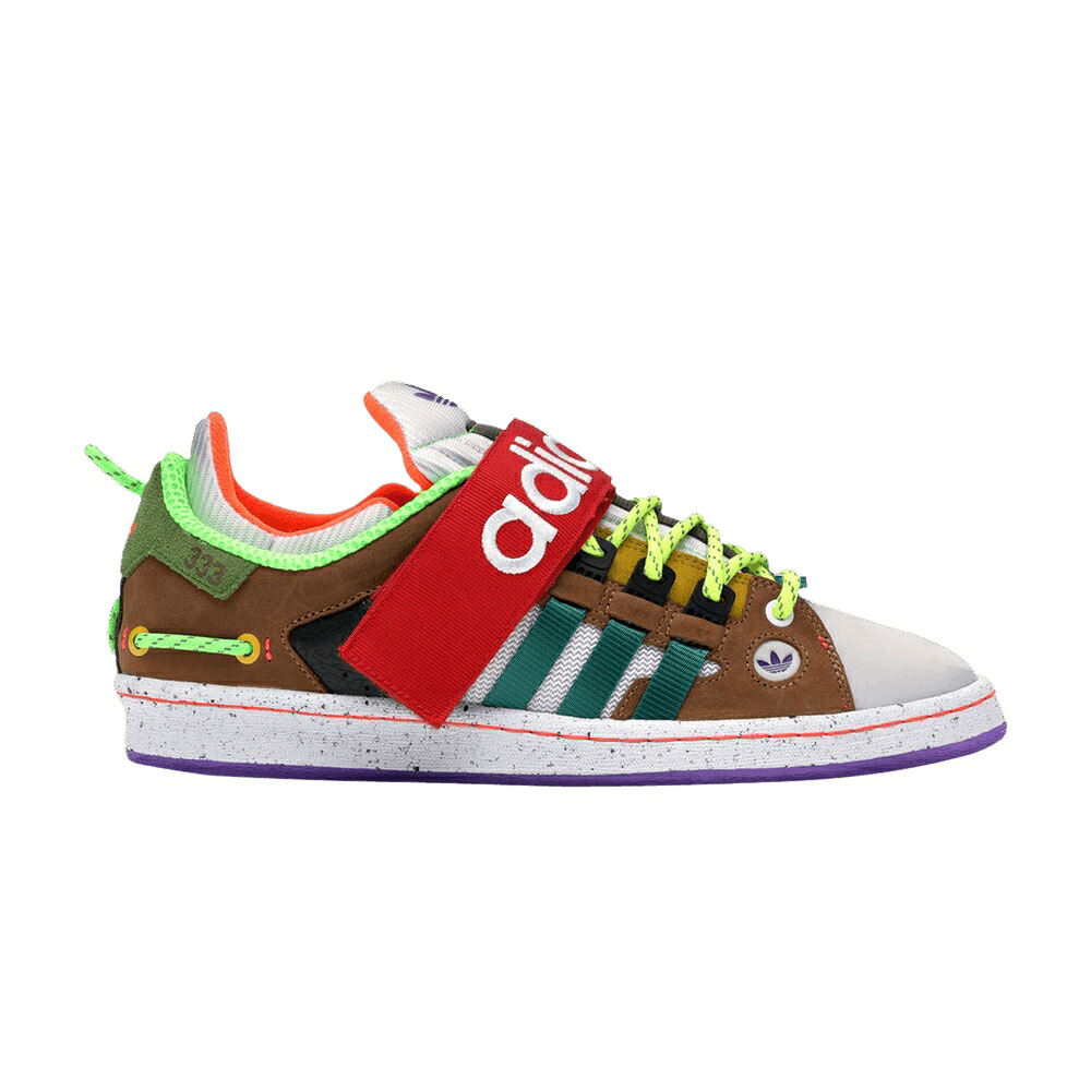 アディダス キャンパス 橙 オレンジ 白色 ホワイト 'MESA MULTI' スニーカー メンズ ADIDAS ALEX NASH X CAMPUS 80S / MESA SOLAR ORANGE FOOTWEAR WHITE｜スニケス
