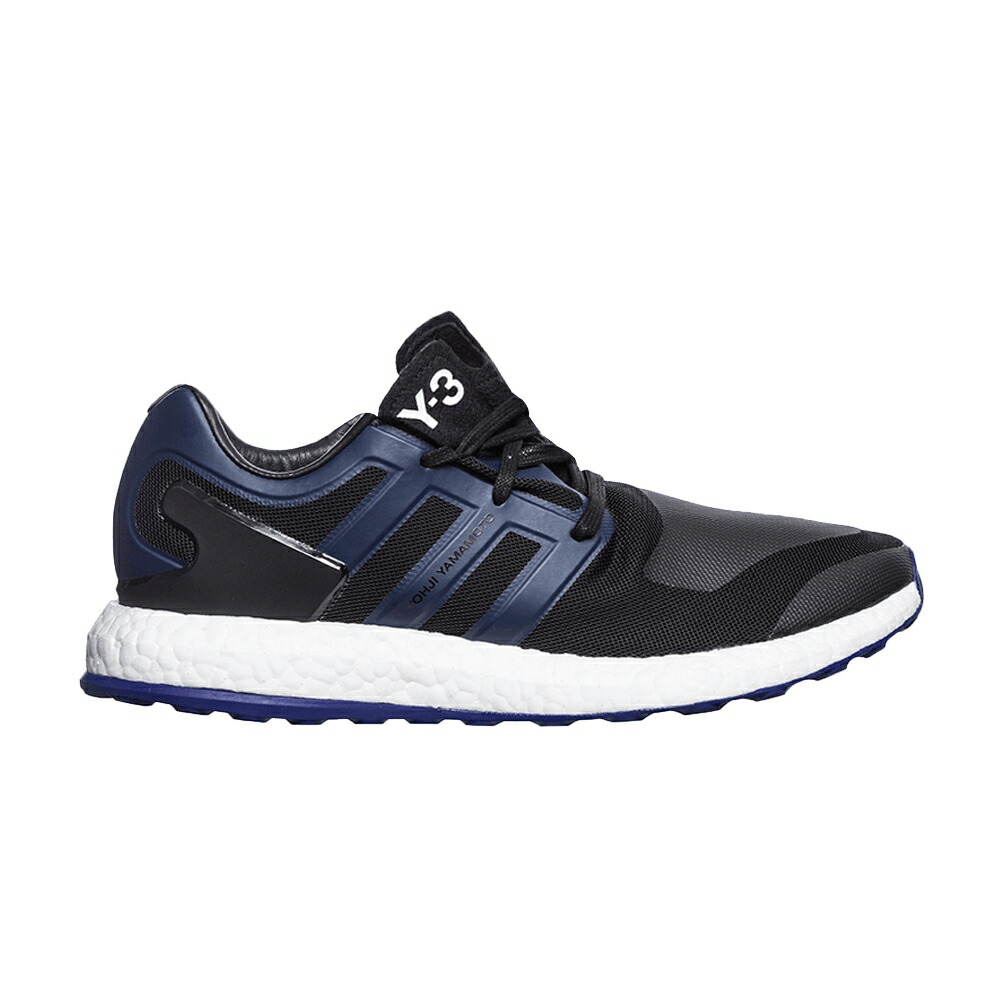 アディダス コア 黒色 ブラック 'EMPIRE BLUE' スニーカー メンズ ADIDAS Y-3 PUREBOOST / CORE BLACK CORE BLACK EMPIRE