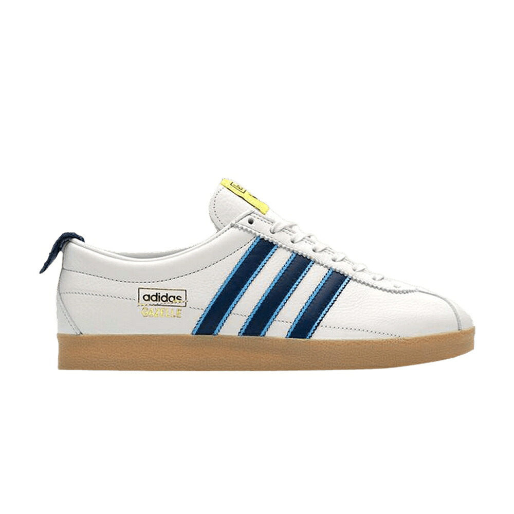 アディダス ガゼル ビンテージ ヴィンテージ 白色 ホワイト 青色 ブルー 'DENTIST CHAIR' スニーカー メンズ ADIDAS GAZELLE VINTAGE / CRYSTAL WHITE DARK BLUE LIGHT|スニケス