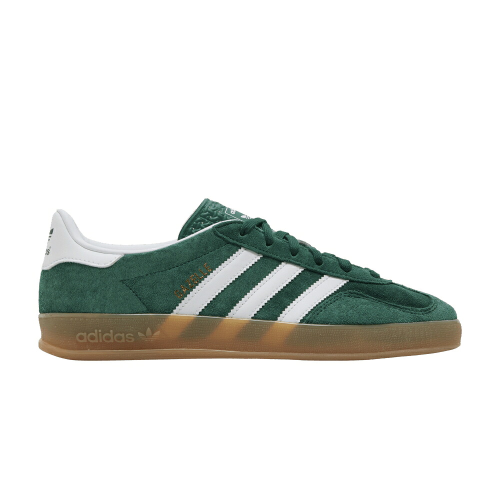 アディダス ガゼル 緑 緑であること 白いこと 白いこと \u0027COLLEGIATE GUM\u0027 スニーカー メンズ ADIDAS GAZELLE INDOOR GREEN / COLLEGIATE GREEN CLOUD WHITE GUM