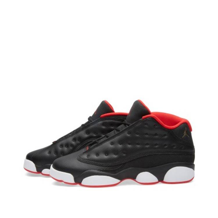 AIR JORDAN ナイキ サーティーン 'BRED' レッド 黒色 ホワイト 白色 ブラック キッズ ゴールド 赤 エアジョーダン ジュニア キッズファッション | windowmaker.com