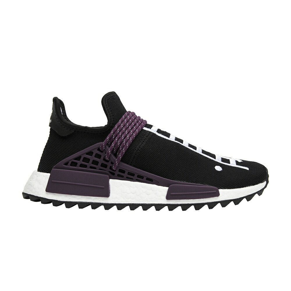 アディダス メンズ コア 黒色 ブラック 紫 パープル MEN'S 'EQUALITY' スニーカー ADIDAS PHARRELL X NMD HUMAN RACE TRAIL / CORE BLACK DEEPEST PURPLE CORE