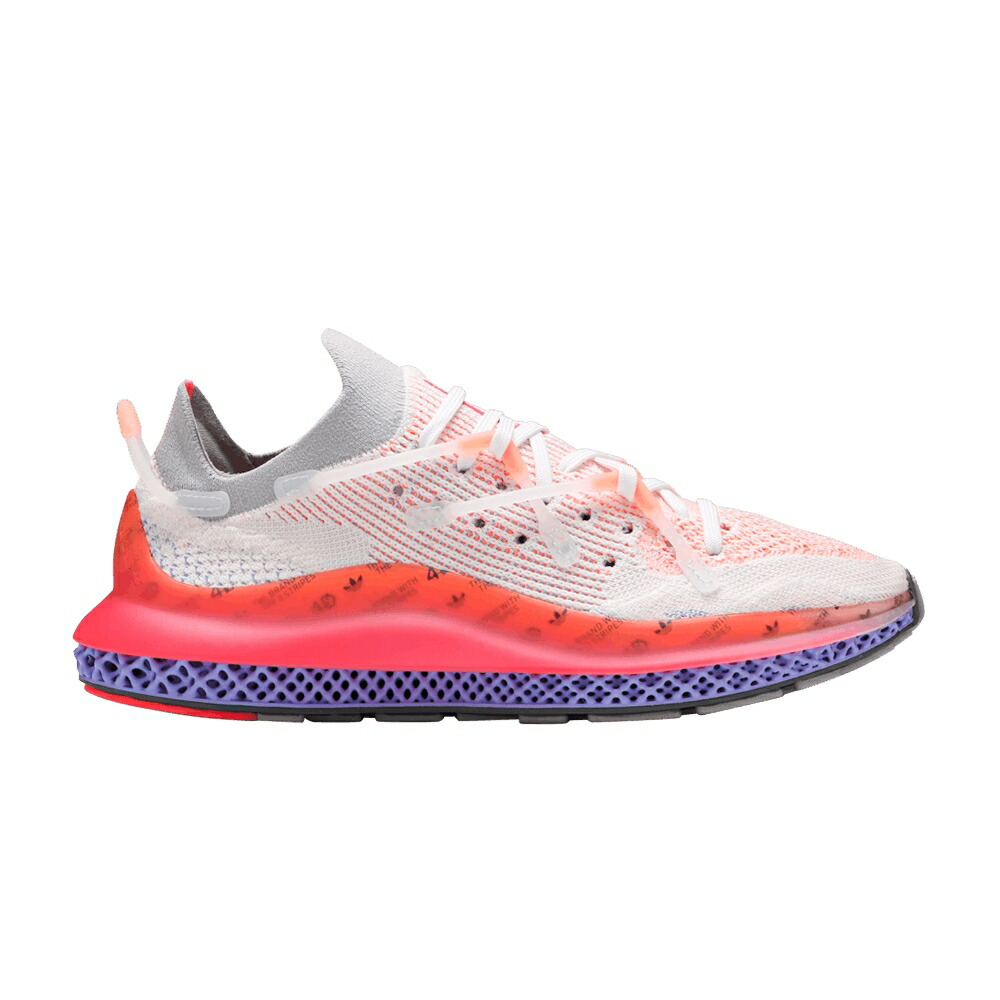 アディダス 白色 ホワイト コア 黒色 ブラック UNSET スニーカー メンズ ADIDAS 4D FUSIO / CHALK WHITE CORE BLACK LIGHT