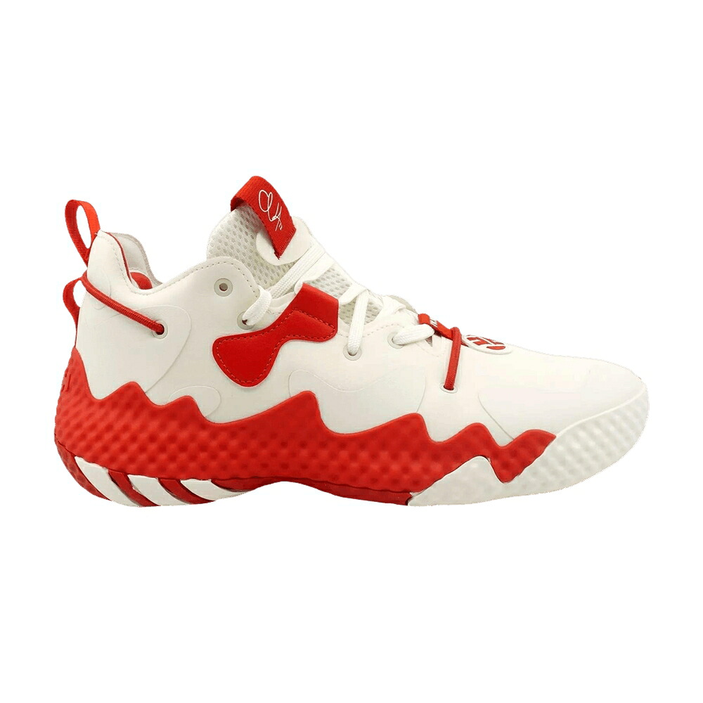 アディダス ハーデン 白いこと 白いこと 単科大学 野球クラブ VOL. \u0027OFF RED\u0027 スニーカー メンズ ADIDAS HARDEN 6 WHITE COLLEGE / OFF WHITE OFF WHITE TEAM COLLEGE