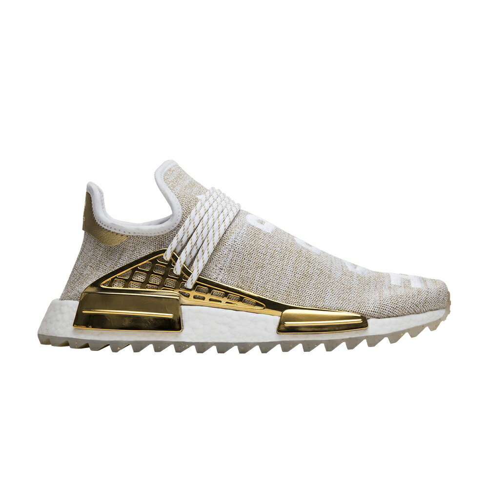アディダス ゴールド 白色 ホワイト 'HAPPY' スニーカー メンズ ADIDAS PHARRELL X NMD HU TRAIL CHINA EXCLUSIVE / GOLD METALLIC FOOTWEAR WHITE 789,635円
