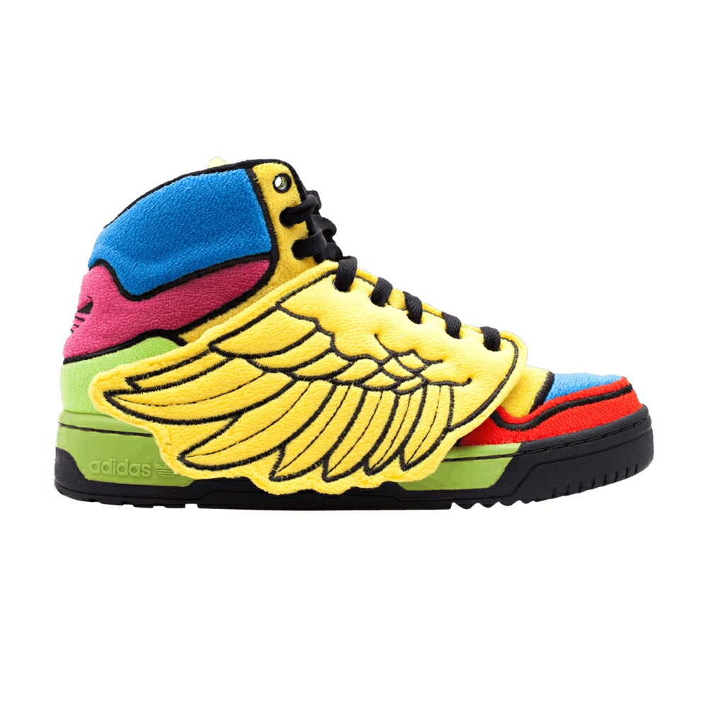 アディダス \u0027JEREMY RAINBOW\u0027 スニーカー メンズ ADIDAS JS WINGS SCOTT / SUN POPPY BLACK1