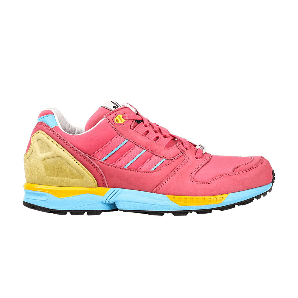 アディダス フォール ピンク スニーカー メンズ ADIDAS ZX 8000 BRAVO FALL OF WALL / PINK BLIPNK LGAQUA