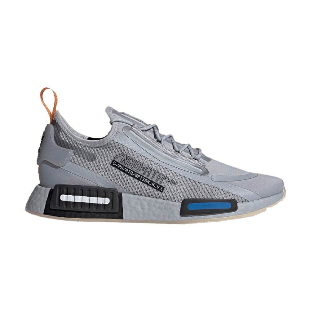 アディダス しろがね色 しろがね色 中核グループ NMD_R1 \u0027HALO SILVER\u0027 スニーカー メンズ ADIDAS SPECTOO / HALO SILVER HALO SILVER CORE