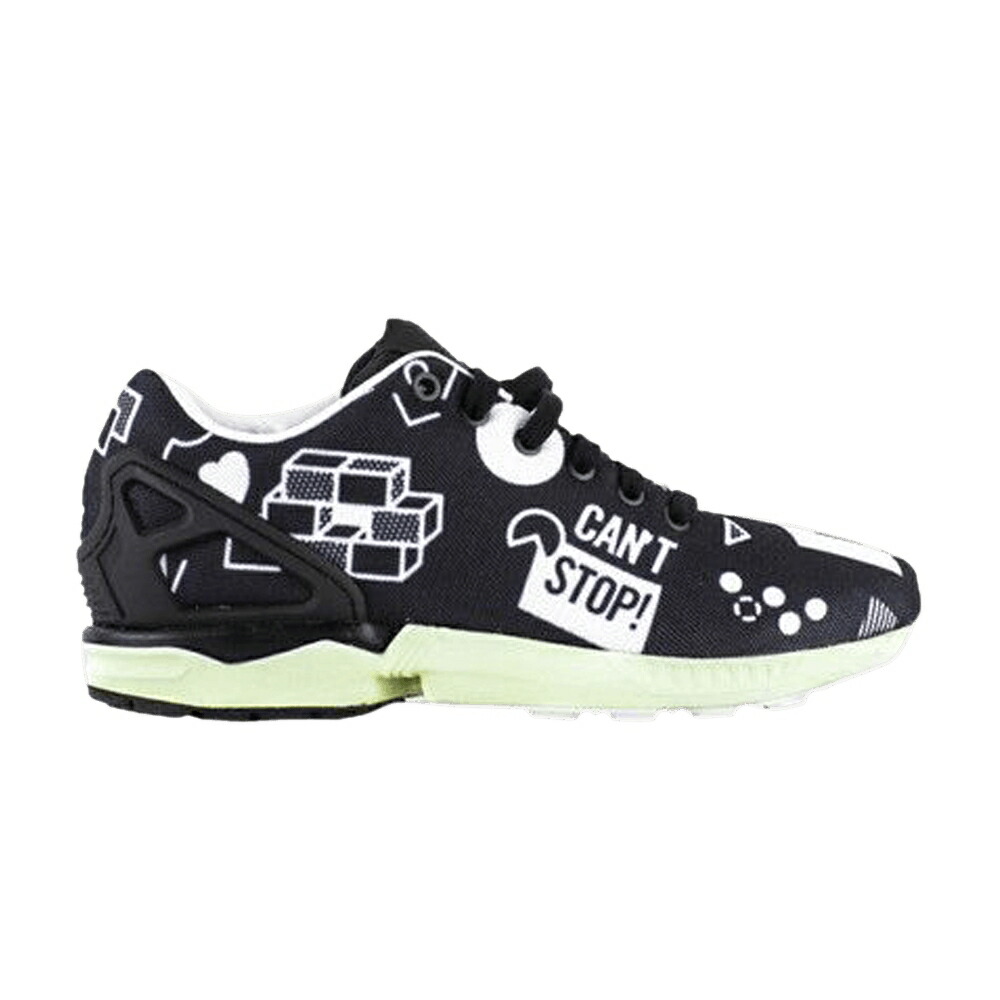 アディダス 中核グループ 黒いこと 黒いこと 白いこと 白いこと \u0027GRAPHIC HOLDER\u0027 スニーカー メンズ ADIDAS ZX FLUX PACK - PLACE / CORE BLACK RUNNING WHITE CORE
