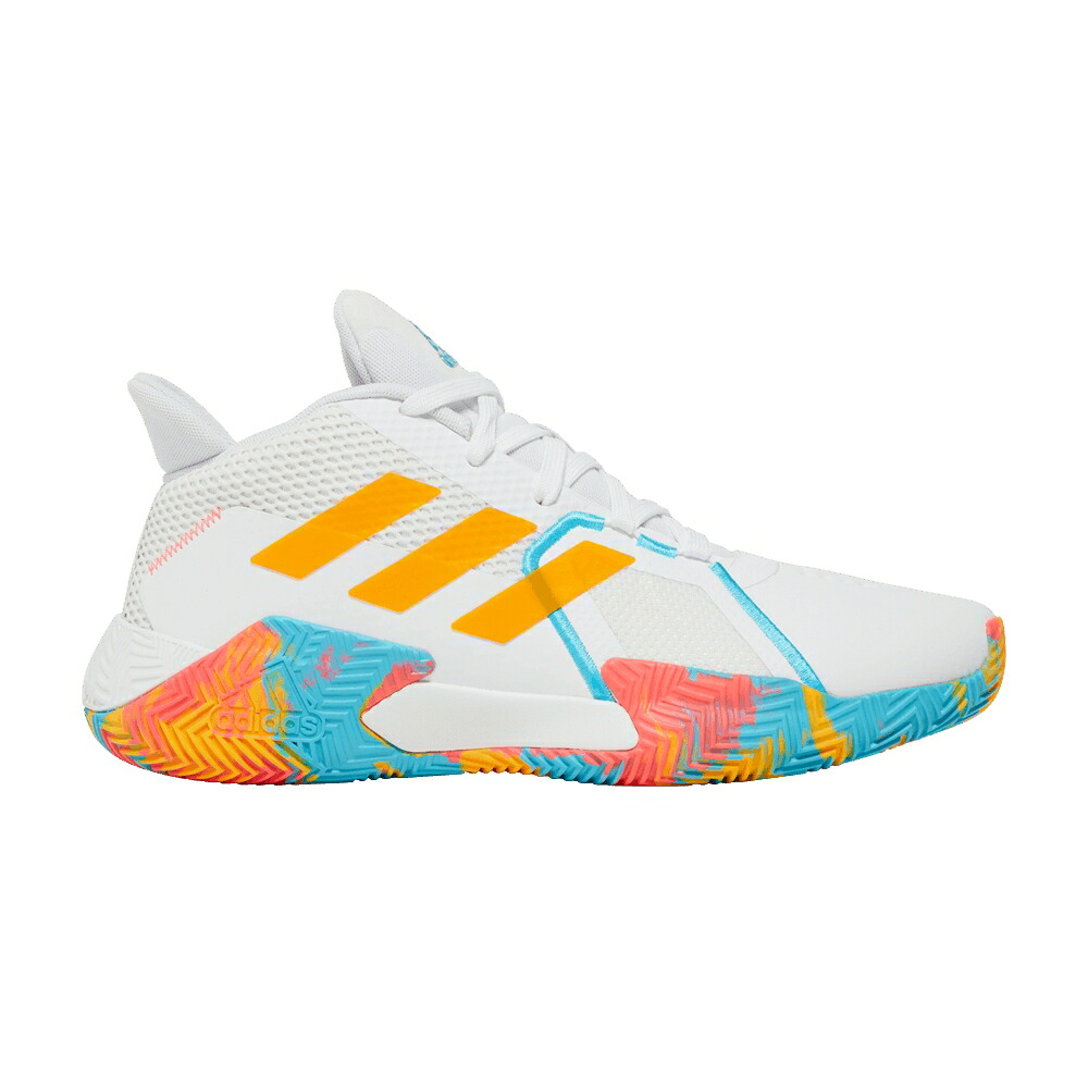 アディダス 厚地の外套 白いこと 白いこと ゴールド 2.0 \u0027RAINBOW SOLE\u0027 スニーカー メンズ ADIDAS COURT VISION / CLOUD WHITE SOLAR GOLD SIGNAL